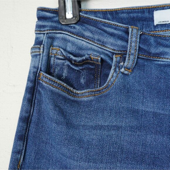 Vervet By Flying Monkey Skylar High Rise Boot Cut Jeans Dark Wash Sz 29 EUC - Picture 8 of 9